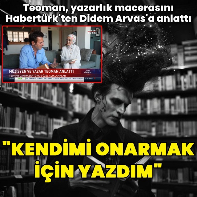 "Kendimi onarmak için yazdım"