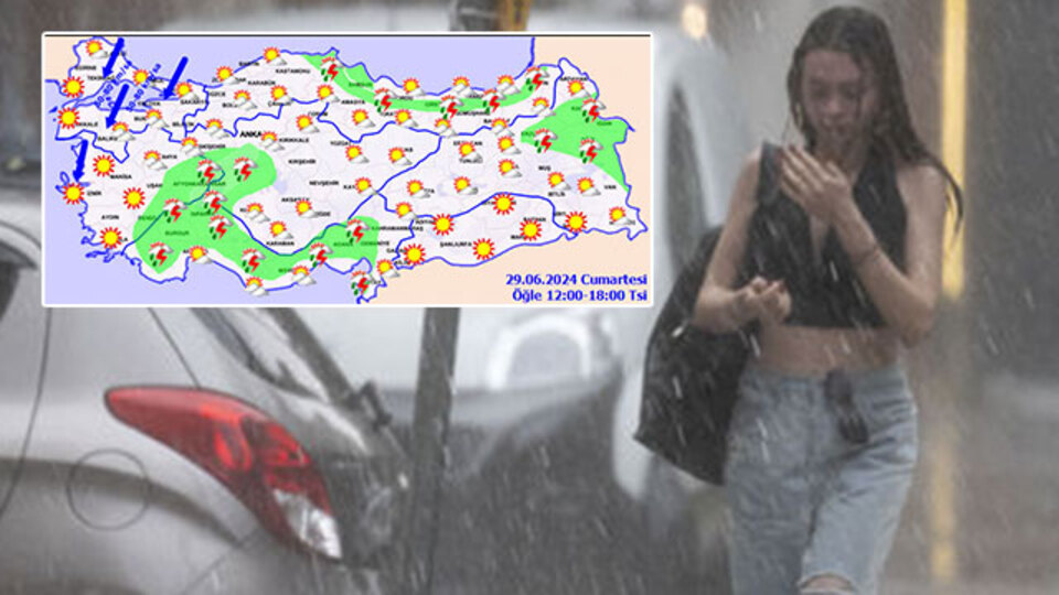 Meteoroloji'den kritik uyarı! 5 bölgede sağanak!