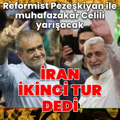 İran'daki seçim ikinci tura kaldı