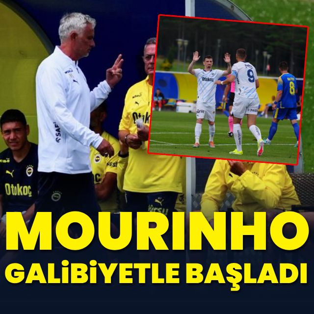 Mourinho galibiyetle başladı