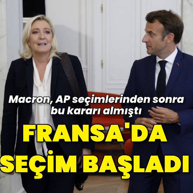 Fransa'da seçim başladı