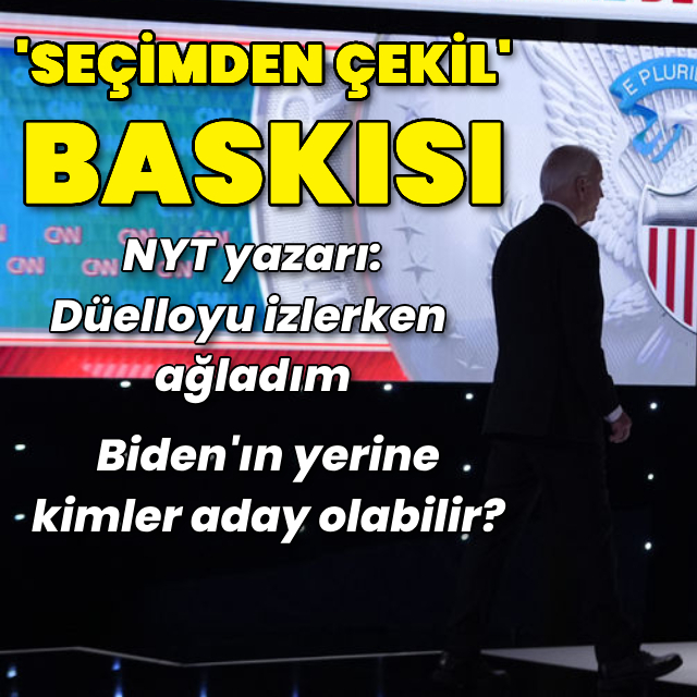 Biden'a 'seçimden çekil' baskısı