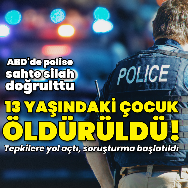 ABD'de polise sahte silah doğrultan çocuk öldürüldü