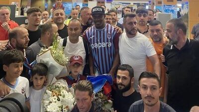 Nwakaeme özel jetle Trabzon'a geldi