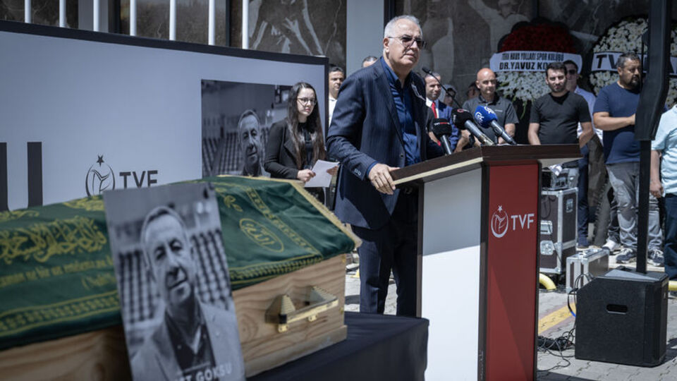 TVF Asbaşkanı Göksu toprağa verildi