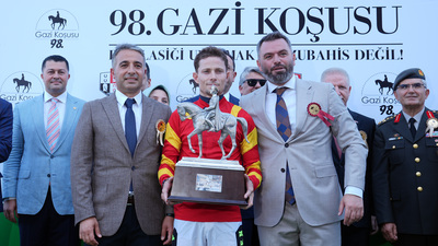 98. Gazi Koşusu'nun ödül töreni yapıldı