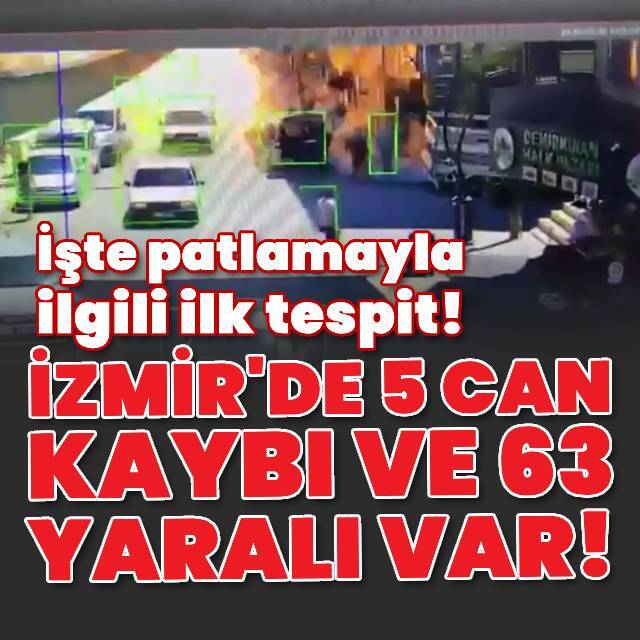 İzmir'de binada patlama! 5 kişi hayatını kaybetti