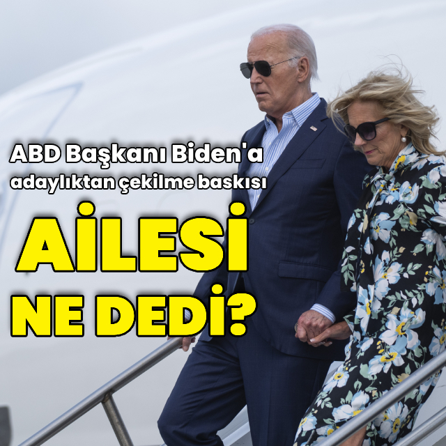 Biden'ın adaylığı tartışılıyor: Ailesi ne dedi?