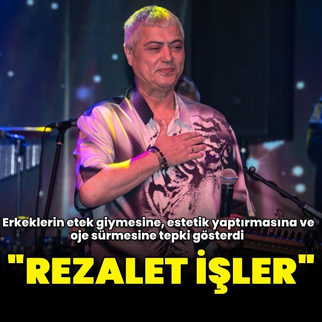 Etek giyen erkekleri eleştirdi