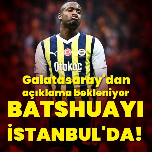 Michy Batshuayi, İstanbul'da!