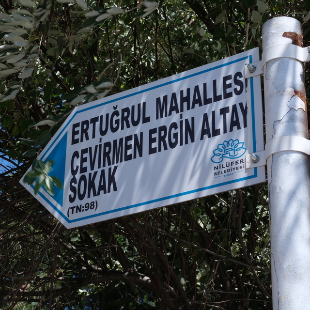 Çevirmen 'Ergin Altay Sokağı'