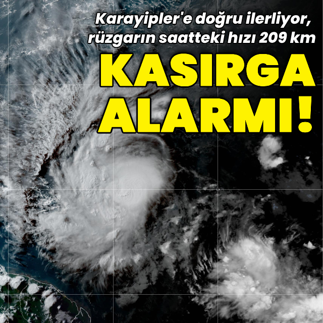 Karayipler'de kasırga alarmı!