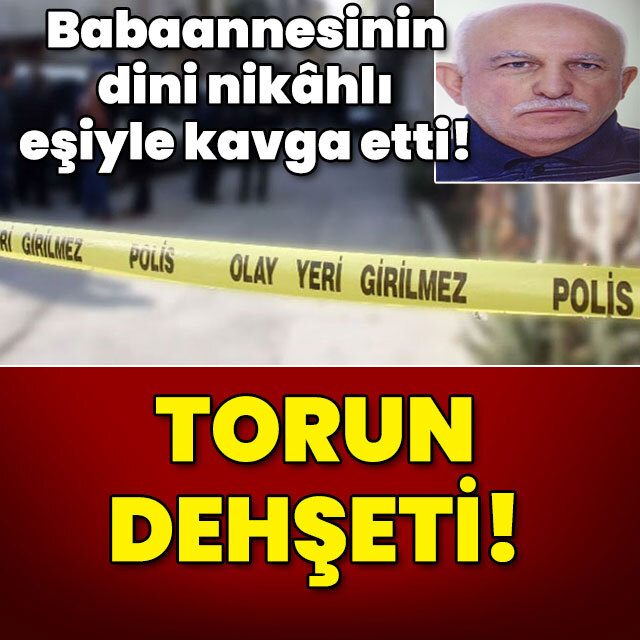 Üvey dedesini defalarca bıçakladı! Torun dehşeti!