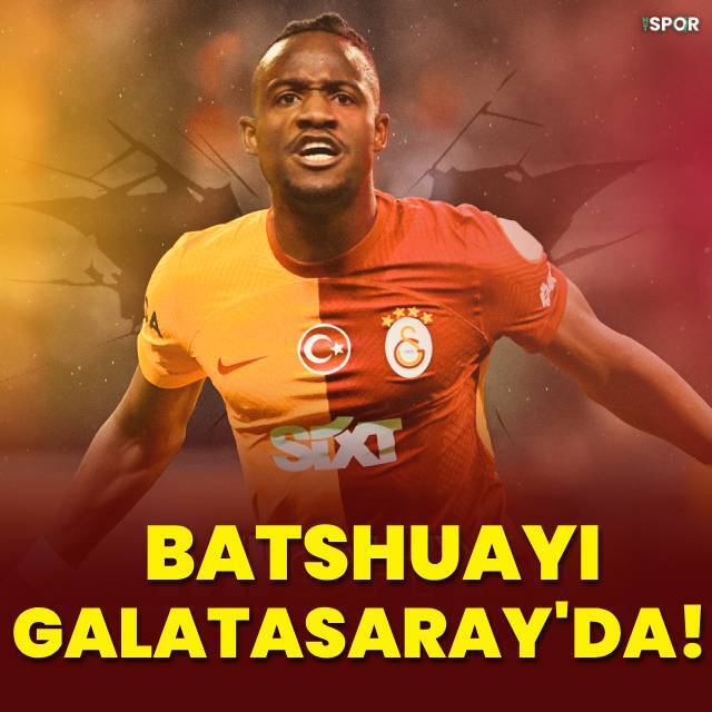 Galatasaray, Batshuayi transferini açıkladı!