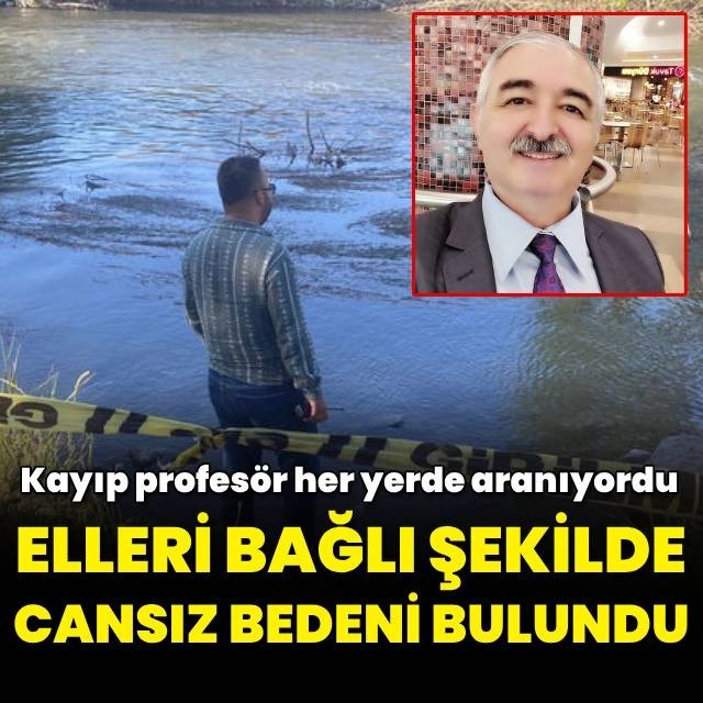 Ellerinden bağlı şekilde bulundu