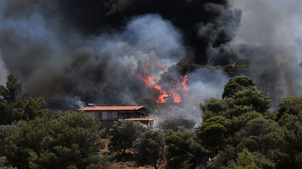 Yunanistan'da 24 saatte 52 orman yangını