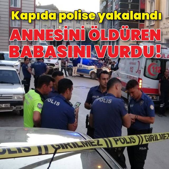 Annesini öldüren üvey babasını öldürdü!