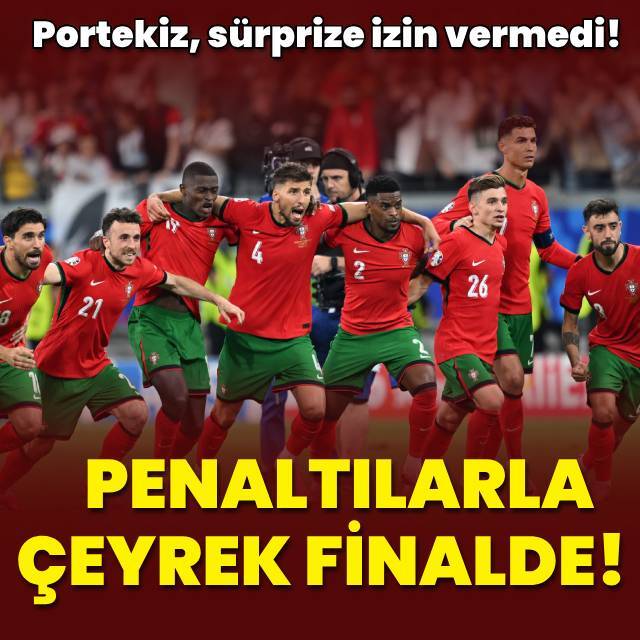 Portekiz rakibini penaltılarla eledi!