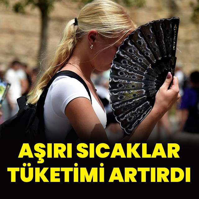 Aşırı sıcaklar tüketimi artırdı