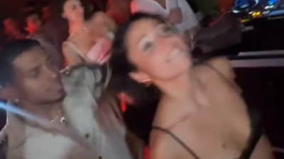 Konser sonrası coştu