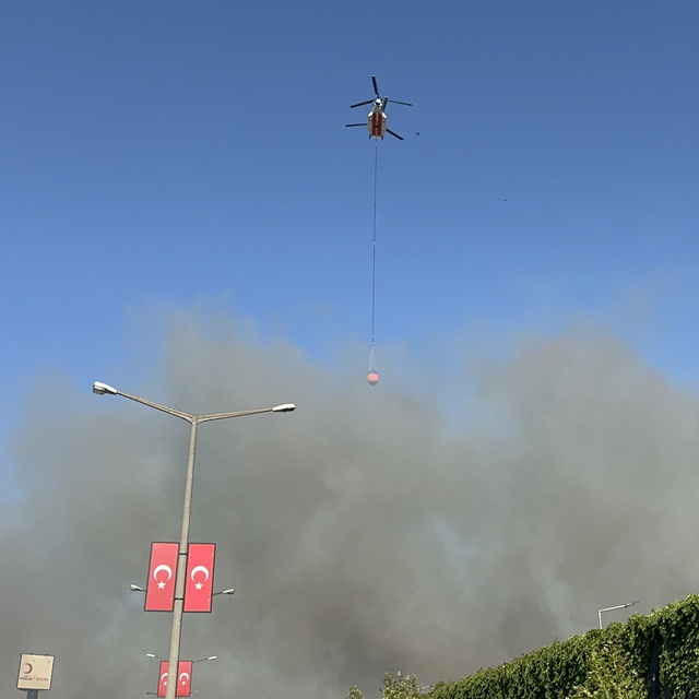 Adana'da fabrika yangını