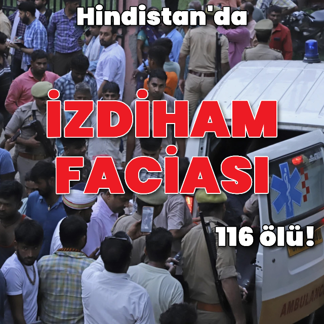 Hindistan'da izdiham faciası: 116 ölü