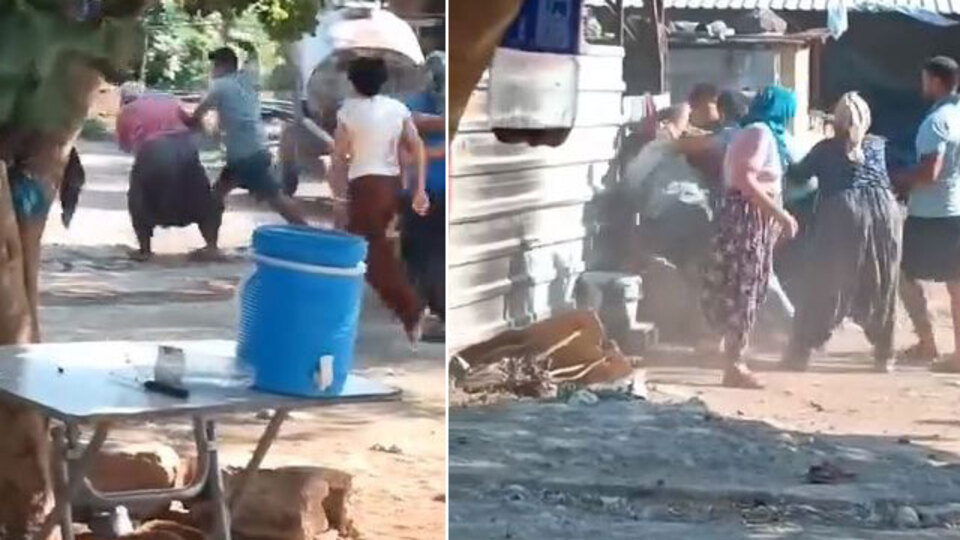 O anlar kamerada! Anne kıza öldüresiye miras dayağı!