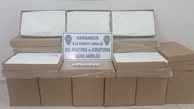 Bursa'da 270 bin dolu makaron ele geçirildi