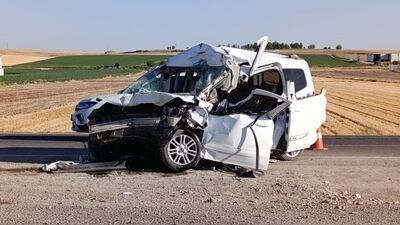 Diyarbakır'da trafik kazası: 1 ölü, 1 yaralı