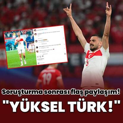 Merih Demiral'dan flaş paylaşım!