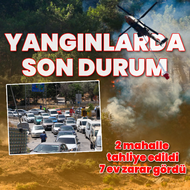 Türkiye'de orman yangınları!