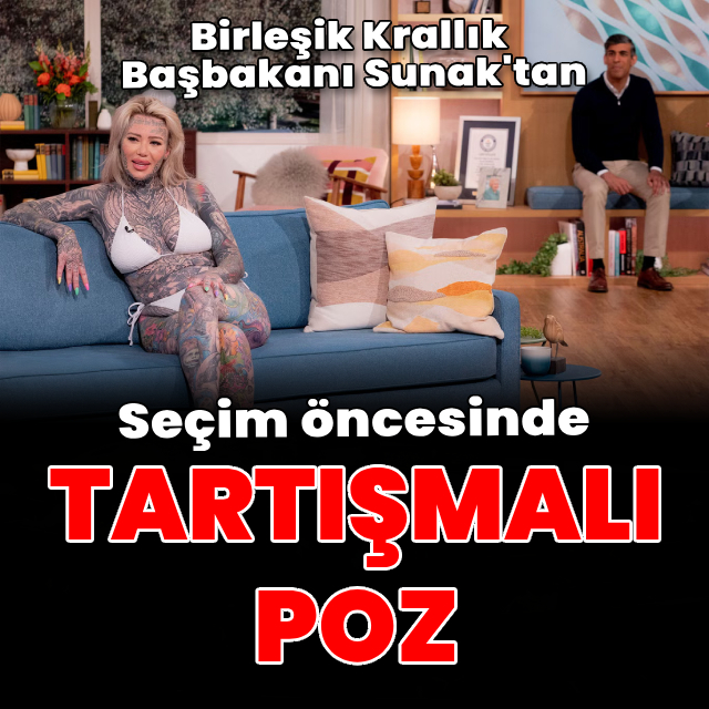 Seçim arifesinde tartışmalı poz
