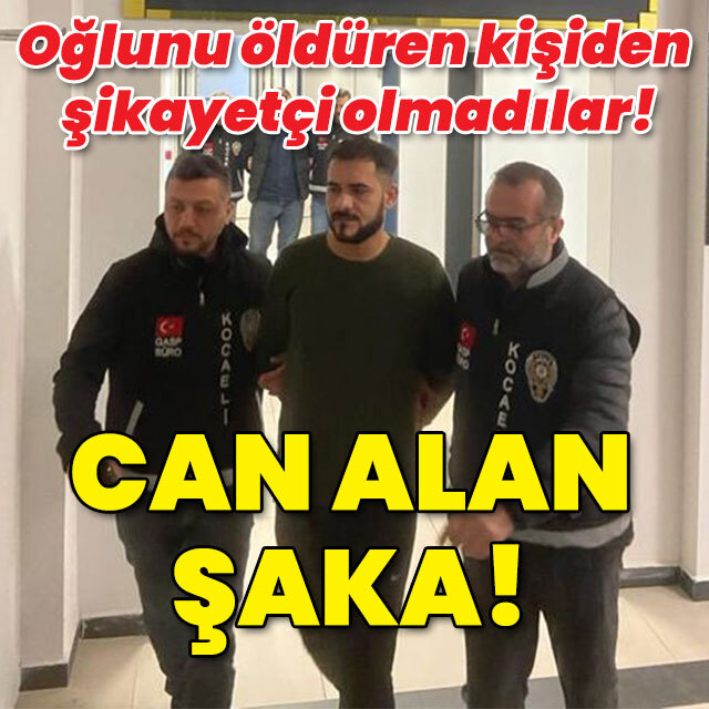Oğlunu öldüren kişiden şikayetçi olmadılar! Can alan şaka!