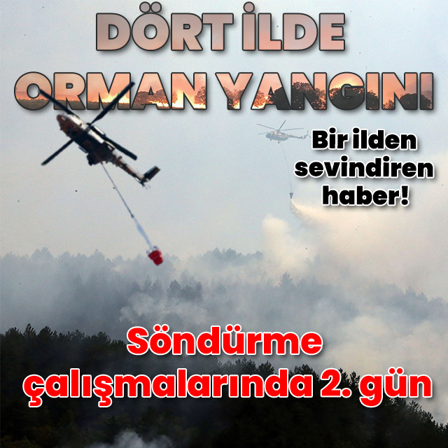 İzmir, Kahramanmaraş, Karabük ve Kastamonu'da orman yangını: Söndürme çalışmalarında son durum
