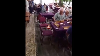 Selde oyuna devam ettiler!