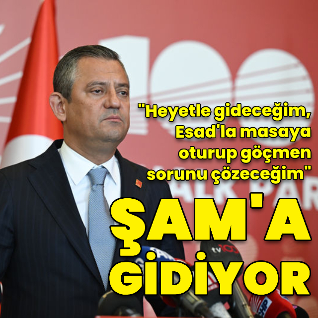 Özgür Özel, Şam yolcusu