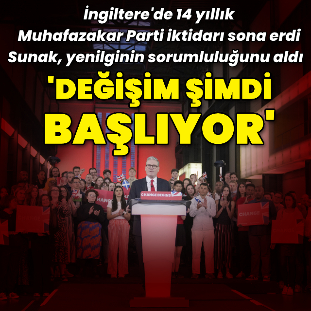 İngiltere'de 14 yıllık Muhafazakar Parti dönemi sona erdi