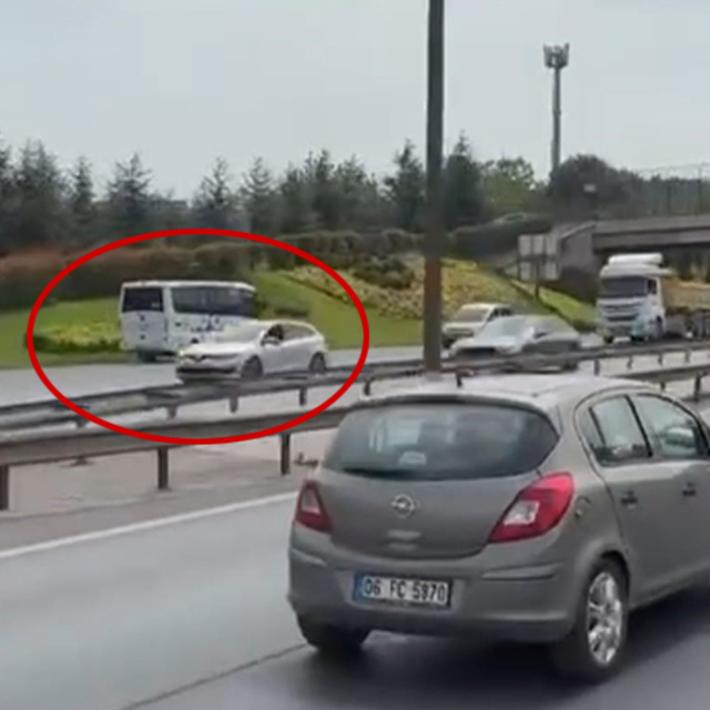 TEM'de korku dolu anlar