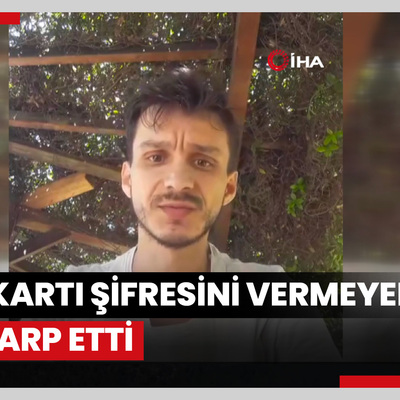 Küçükçekmece'de bir kadın, kredi kartı şifresini vermeyen eşini darp etti: O anlar kamerada