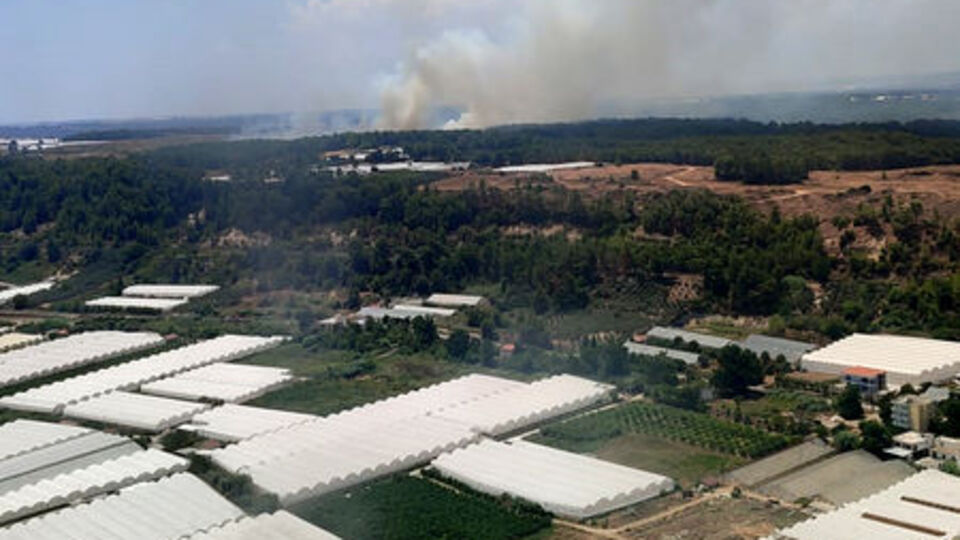 Turizmin başkentinde korkutan alevler!