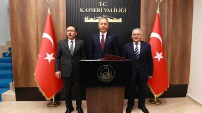 Bakan Yerlikaya'dan Kayseri açıklaması