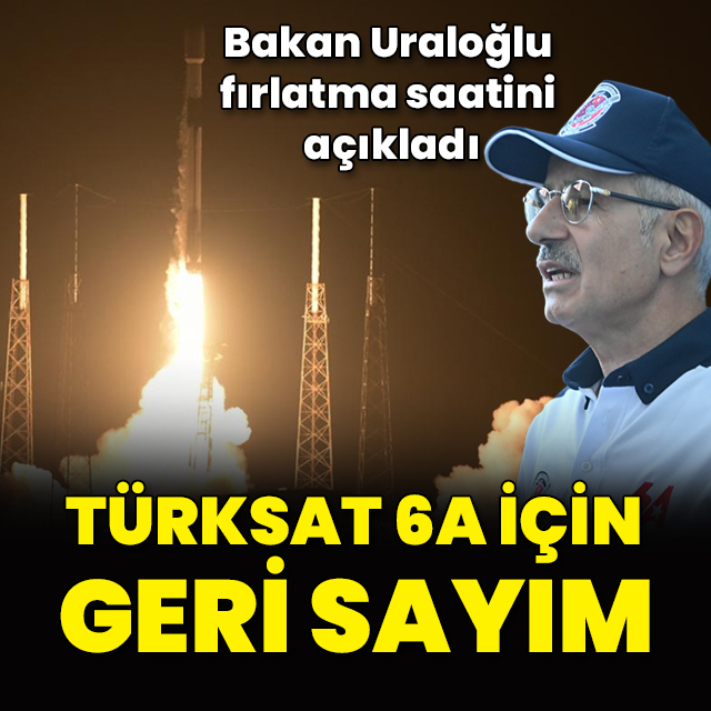 Türksat 6A'da geri sayım
