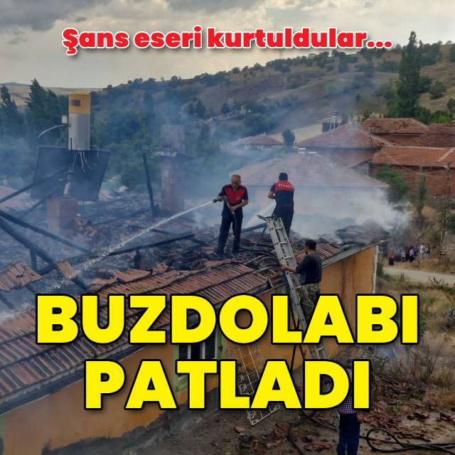 Buzdolabının motoru patladı!