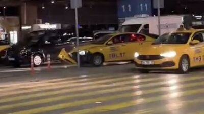 Sabiha Gökçen'de alkollü taksici paniği