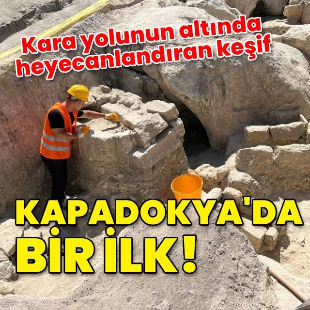 Ulaşıma kapatılmıştı! Kara yolunun altından çıktı