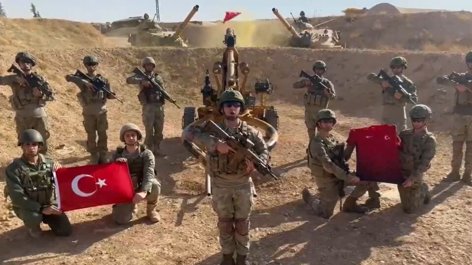 Mehmetçik'ten, A Milli Takım'a destek!