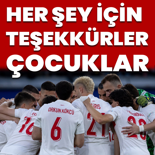 Teşekkürler Bizim Çocuklar!