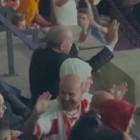 Erdoğan'ın gol sevinci