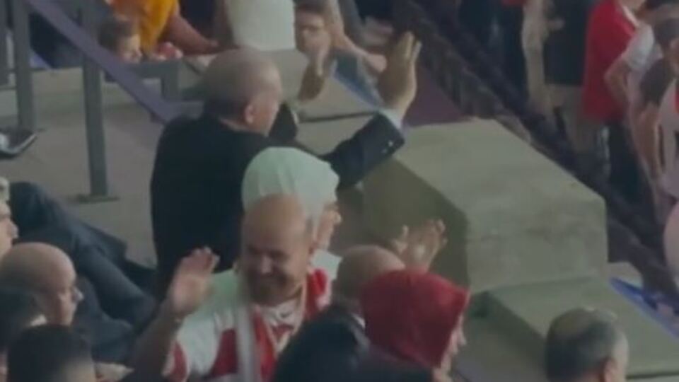 Erdoğan'ın gol sevinci