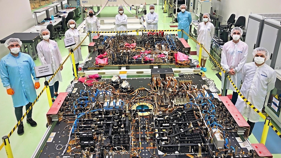 Türksat 6A'nın haberleşme görev yükleri ASELSAN'dan